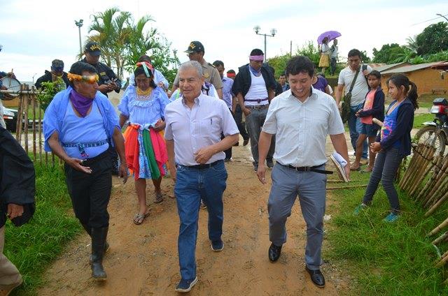 El congresista César Villanueva Arévalo visitó la Expo Amazónica 2017 que se realiza del 10 al 13 de agosto, en sus dos sedes de la región San Martín: Moyobamba y Tarapoto.