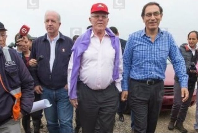 El presidente electo Pedro Pablo Kuczynski realizó hoy una inspección por la carretera Chincha – Ica, acompañado del primer vicepresidente electo Martín Vizcarra y del gobernador regional Fernando Cillóniz. (Foto: Correo).