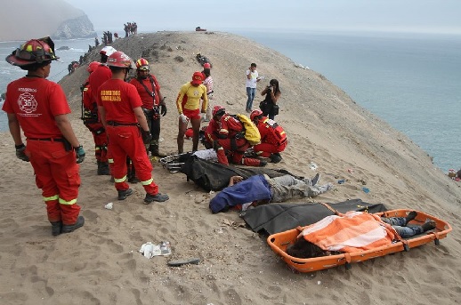 bomberos accidente pasamayo