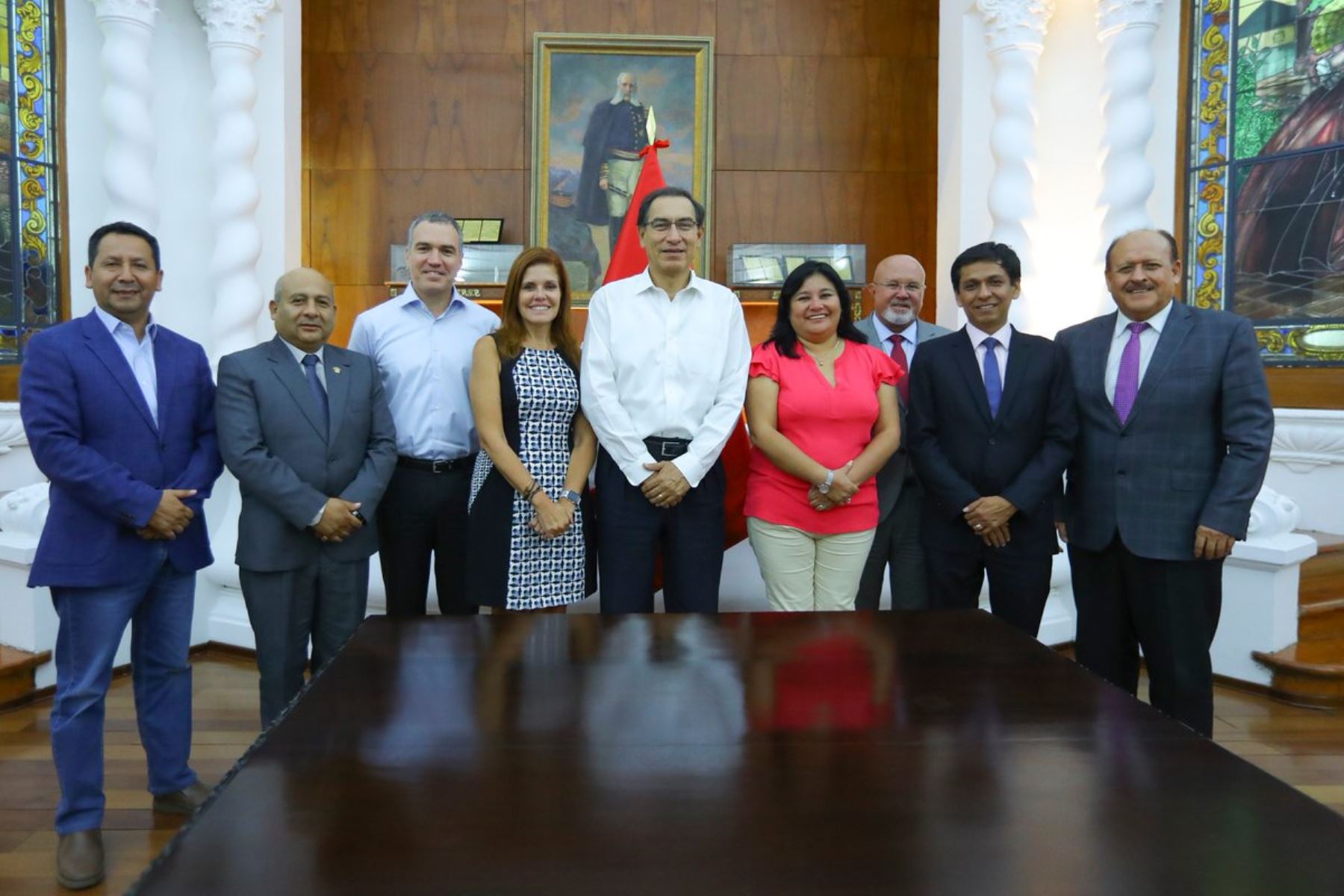 Salvador del Solar se reunió con bancada PPK en Palacio de Gobierno